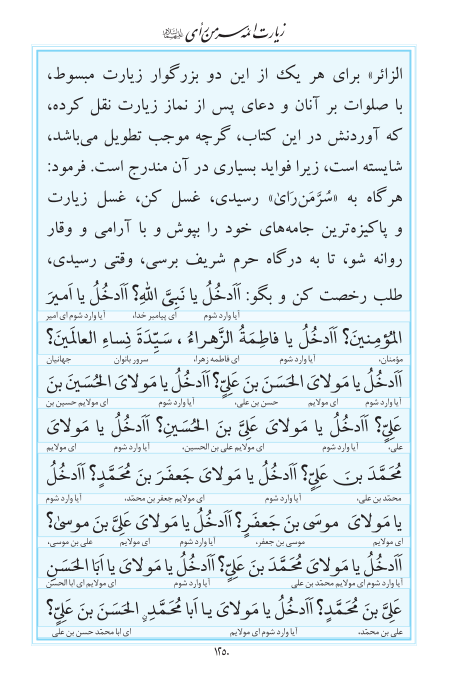 مفاتیح مرکز طبع و نشر قرآن کریم صفحه 1250